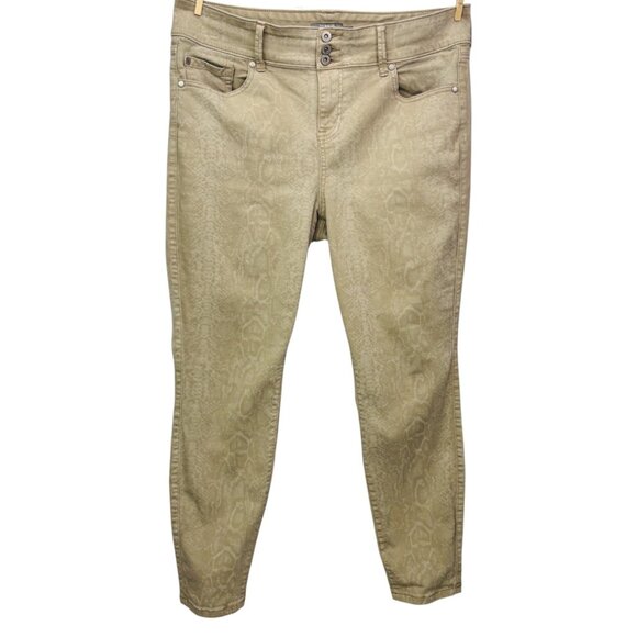 Torrid Womens Jegging Skinny Snake Print High Rise Jean Stretch Denim Plus 18R - Picture 2 of 11